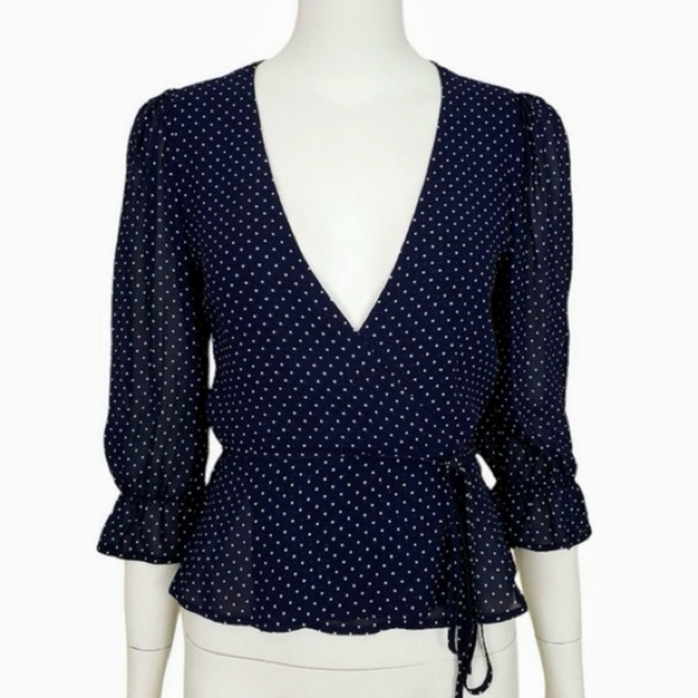 REFORMATION EMMA WRAP TOP - Picture 8 of 11